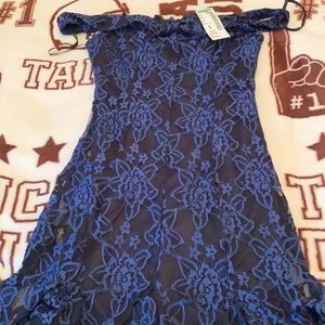 Off the shoulder dress with bow detail